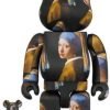 Medicom Toy Be@Rbrick Johannes Vermeer?The Girl With The Pearl Earring?100% &Amp; 400% Bearbrick?Pre-Order?-1-Jtoys
