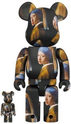 MEDICOM TOY BE@RBRICK Johannes Vermeer?The Girl With The Pearl Earring?100% & 400% Bearbrick?Pre-Order?-1-JToys