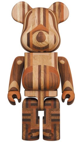 Medicom Toy Be@Rbrick Karimoku Yosegi 400% Bearbrick-1-Jtoys Medicom Toy Be@Rbrick Karimoku Yosegi 400% Bearbrick-1-Jtoys