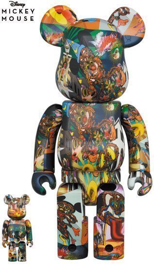 Medicom Toy Be@Rbrick Keiichi Tanaami Mickey Mouse 100% &Amp; 400% Bearbrick Medicom Toy Be@Rbrick Keiichi Tanaami Mickey Mouse 100% &Amp; 400% Bearbrick