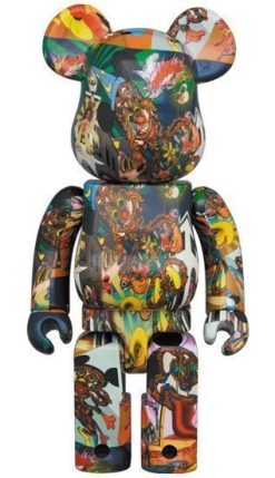 Medicom Toy Be@Rbrick Keiichi Tanaami Mickey Mouse 100% &Amp; 400% Bearbrick - Image 3 Medicom Toy Be@Rbrick Keiichi Tanaami Mickey Mouse 100% &Amp; 400% Bearbrick - Image 3