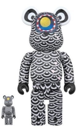 MEDICOM BE@RBRICK YASUTO SASADA X GROUND Y 400% & 100% Bearbrick-1-JToys