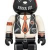 Medicom Toy Be@Rbrick Anna Sui Red &Amp; Beige 1000% Bearbrick-1-Jtoys