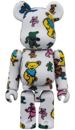 Medicom Toy Be@Rbrick Grateful Dead Dancing Bear 100% &Amp; 400% Bearbrick【Pre-Order】-2-Jtoys Medicom Toy Be@Rbrick Grateful Dead Dancing Bear 100% &Amp; 400% Bearbrick【Pre-Order】-2-Jtoys
