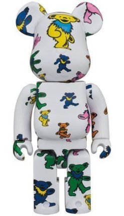 Medicom Toy Be@Rbrick Grateful Dead Dancing Bear 100% &Amp; 400% Bearbrick【Pre-Order】-3-Jtoys Medicom Toy Be@Rbrick Grateful Dead Dancing Bear 100% &Amp; 400% Bearbrick【Pre-Order】-3-Jtoys