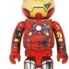 Medicom Toy Be@Rbrick Iron Man Mark Vii Damage Ver. 400% Bearbrick【Pre-Order】-1-Jtoys