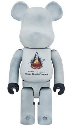 MEDICOM TOY BE@RBRICK Space Shuttle 1000% Bearbrick-1-JToys