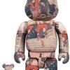 MEDICOM TOY BE@RBRICK Utagawa Hiroshige The 53 Stations Of The Tokaido-Nihonbashi 100% & 400% Bearbrick【Pre-Order】-1-JToys