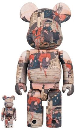 Medicom Toy Be@Rbrick Utagawa Hiroshige The 53 Stations Of The Tokaido-Nihonbashi 100% &Amp; 400% Bearbrick【Pre-Order】-1-Jtoys Medicom Toy Be@Rbrick Utagawa Hiroshige The 53 Stations Of The Tokaido-Nihonbashi 100% &Amp; 400% Bearbrick【Pre-Order】-1-Jtoys