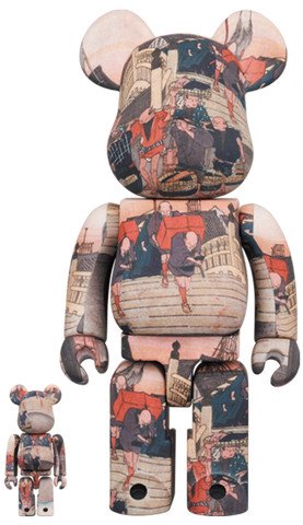 Medicom Toy Be@Rbrick Utagawa Hiroshige The 53 Stations Of The Tokaido-Nihonbashi 100% &Amp; 400% Bearbrick【Pre-Order】-1-Jtoys Medicom Toy Be@Rbrick Utagawa Hiroshige The 53 Stations Of The Tokaido-Nihonbashi 100% &Amp; 400% Bearbrick【Pre-Order】-1-Jtoys