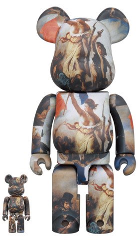 Medicom Toy Be@Rbrick Eugene Delacroix Liberty Leading The People 100% &Amp; 400% Bearbrick【Pre-Order】-1-Jtoys Medicom Toy Be@Rbrick Eugene Delacroix Liberty Leading The People 100% &Amp; 400% Bearbrick【Pre-Order】-1-Jtoys