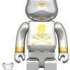 Medicom Toy Be@Rbrick Mastermind Japan Silver 100% &Amp; 400% Bearbrick【Pre-Order】-1-Jtoys