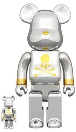 MEDICOM TOY BE@RBRICK Mastermind JAPAN SILVER 100% & 400% Bearbrick【Pre-Order】-1-JToys