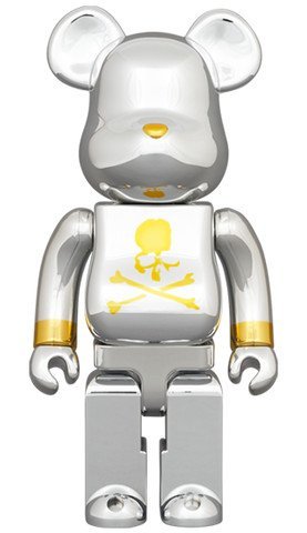 Medicom Toy Be@Rbrick Mastermind Japan Silver 100% &Amp; 400% Bearbrick【Pre-Order】-3-Jtoys Medicom Toy Be@Rbrick Mastermind Japan Silver 100% &Amp; 400% Bearbrick【Pre-Order】-3-Jtoys