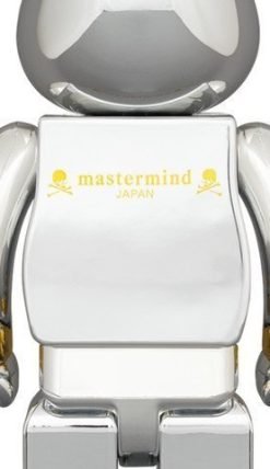 MEDICOM TOY BE@RBRICK Mastermind JAPAN SILVER 1000％ Bearbrick【Pre-Order】-2-JToys
