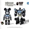 Medicom Toy Be@Rbrick Bape X Transformer 200% Bearbrick Black Version