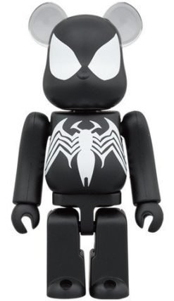 MEDICOM TOY BE@RBRICK SPIDER-MAN Black Costume 100% & 400% Bearbrick【Pre-Order】-2-JToys