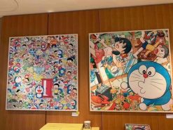 Takashi Murakami x Doraemon Fabric Cloth Print