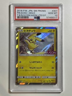 Japanese Pokemon TCG AEON Promo Pikachu Holo 307/SM-P PSA: 10 | Pokemon TCG Single
