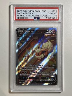 Pokemon TCG Flareon VMAX Flareon V SWSH179 PSA: 10 | Pokemon TCG Single