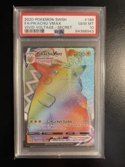Pokemon TCG Vivid Voltage Pikachu VMAX Secret Rare 188/185 PSA: 10 | Pokemon TCG Single