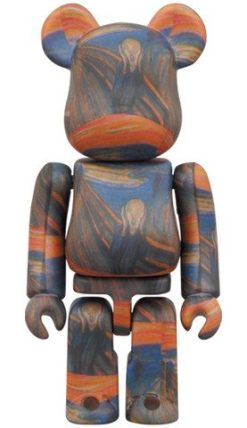 MEDICOM TOY BEARBRICK Edvard Munch Scream 100% & 400% BE@RBRICK【Pre-Order】-2-JToys