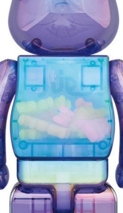 Medicom Toy Bearbrick X-Girl Clear Purple 100% &Amp; 400% Be@Rbrick【Pre-Order】-4-Jtoys Medicom Toy Bearbrick X-Girl Clear Purple 100% &Amp; 400% Be@Rbrick【Pre-Order】-4-Jtoys