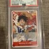 One Piece TCG Super Pre-Release Monkey D Luffy Participation P-001 PSA: 10 | One Piece TCG Single