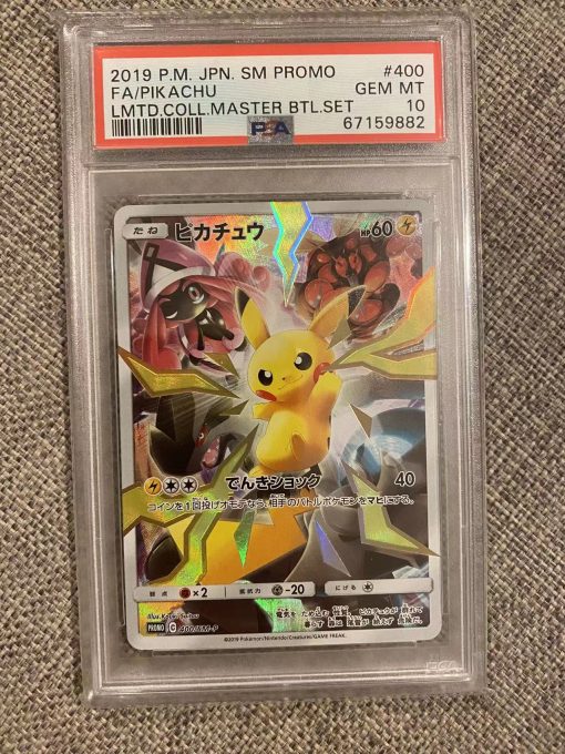 Japanese Pokemon Tcg Sun &Amp; Moon Promo Pikachu 400/Sm-P Psa: 10 | Pokemon Tcg Single