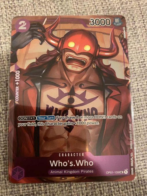 One Piece Tcg Romance Dawn Who'S Who Op01-109 | One Piece Tcg Single