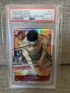 One Piece TCG ST01 Super Pre Release Roronoa Zoro ST01-013 PSA: 10 | One Piece TCG Single