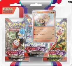 Alternative view of Pokemon TCG Scarlet and Violet Three-Booster Blister