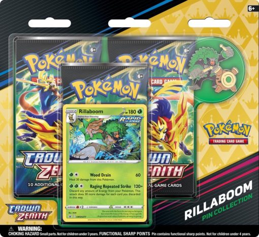 Pokémon Tcg Crown Zenith Pin Blister-3-Jtoys