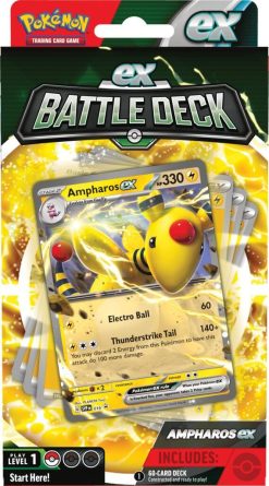 Pokémon Tcg V Battle Deck Ampharos &Amp; Lucario-3-Jtoys
