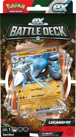 Pokémon Tcg V Battle Deck Ampharos &Amp; Lucario-4-Jtoys