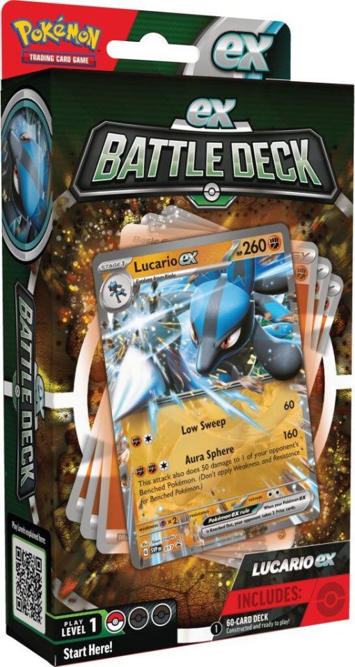 Pokémon Tcg V Battle Deck Ampharos &Amp; Lucario-2-Jtoys