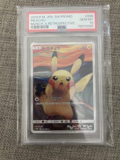 Japanese Pokemon TCG Munch A Retrospective Pikachu 288/SM-P PSA: 10 | Pokemon TCG Single