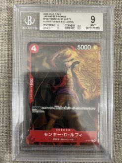 Japanese One Piece TCG Shonen Jump AUG Issue Exclusive Monkey D. Luffy P-007 BGS: 9 | One Piece TCG Single