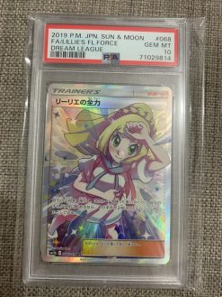 Japanese Pokemon TCG Dream League Lilie's FL Force 068/049 PSA: 10 | Pokemon TCG Single