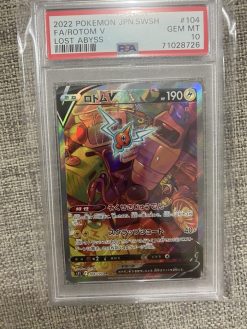 Japanese Pokemon TCG Lost Abyss Rotom V 104/100 PSA: 10 | Pokemon TCG Single