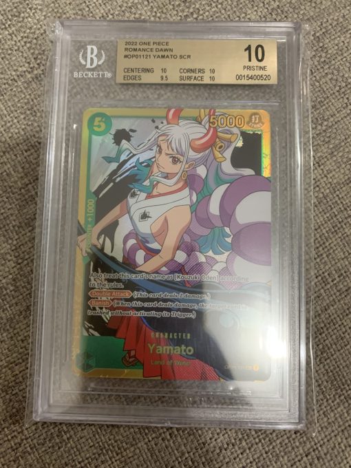 One Piece Tcg Romance Dawn Yamato Scr Op01-121 Bgs: 10 | One Piece Tcg Single