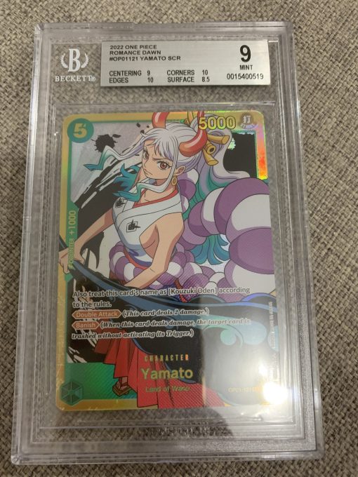 One Piece Tcg Romance Dawn Yamato Scr Op01-121 Bgs: 9 | One Piece Tcg Single