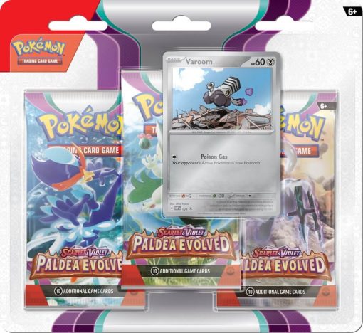 Pokémon Tcg Scarlet &Amp; Violet 2 Paldea Evolved - Three Booster Blister-1-Jtoys