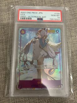 Japanese One Piece TCG Paramount War Uta Alt Art OP02-120 PSA: 10 | One Piece TCG Single