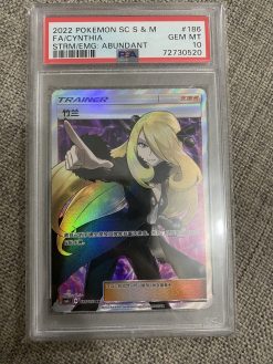 Simplified Chinese Pokemon TCG Storming Emergence Cynthia 186-151 PSA 10 - 1 - JToys