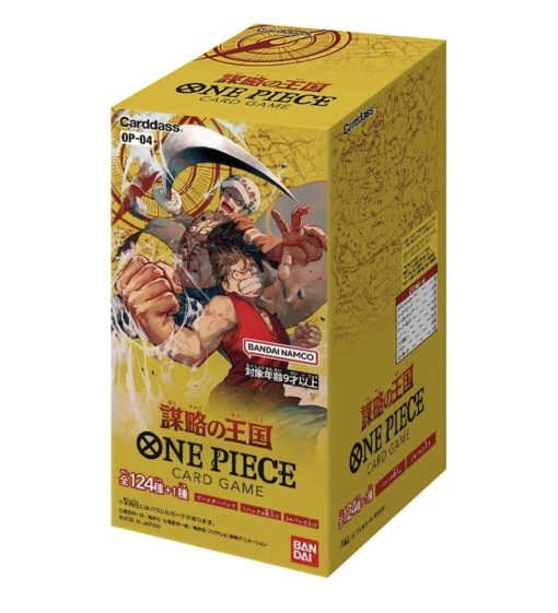 Japanese One Piece Card Game Op04 Kingdoms Of Intrigue Booster Display Japanese One Piece Card Game Op04 Kingdoms Of Intrigue Booster Display
