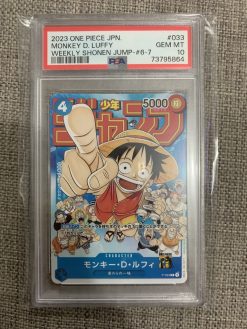 Japanese One Piece Card Game Weekly Shonen Jump Luffy P-033 PSA 10 - 1 - JToys