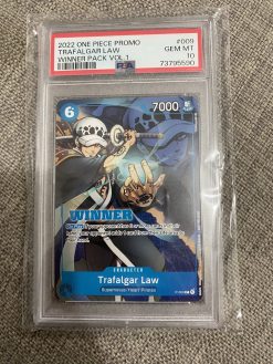 One Piece Card Game Winner Pack Vol.1 Trafalgar Law P-009 PSA 10 - 1 - JToys