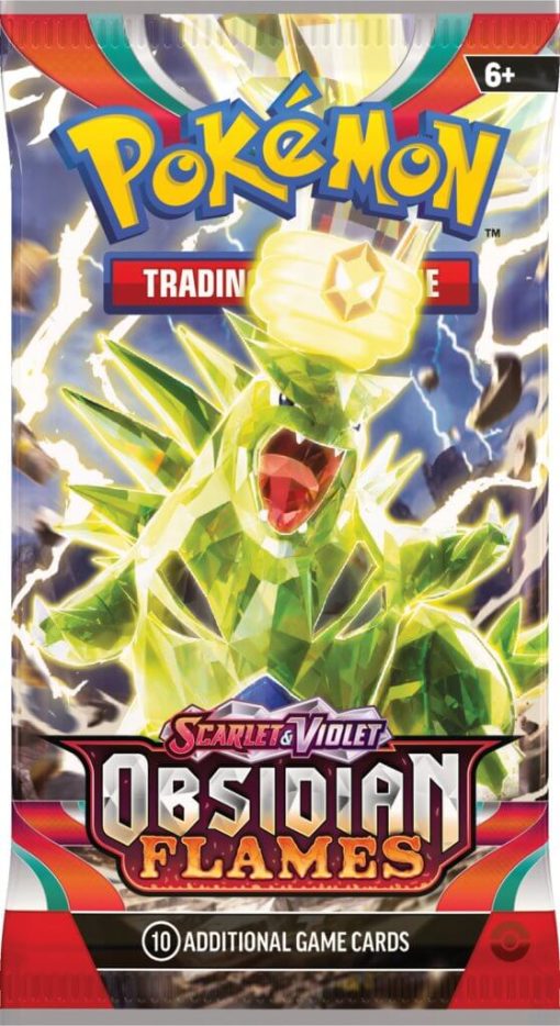 Pokémon Tcg Scarlet &Amp; Violet 3 Obsidian Flames Booster-6-Jtoys Pokémon Tcg Scarlet &Amp; Violet 3 Obsidian Flames Booster-6-Jtoys