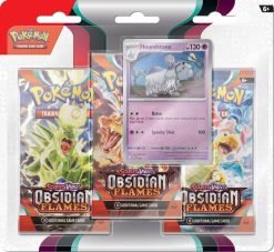 POKÉMON TCG Scarlet & Violet 3 Obsidian Flames Three Booster Blister-2-JToys